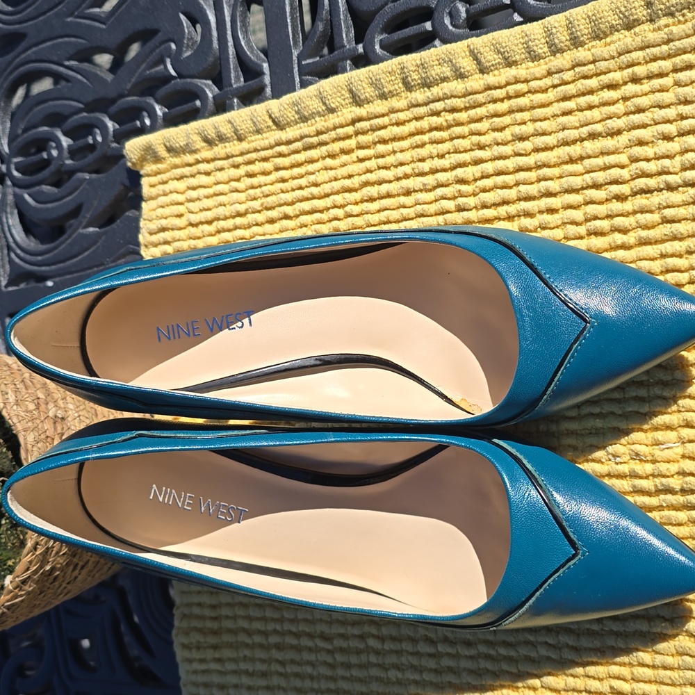 Nine West Turquiose Heels - Picture 6 of 11